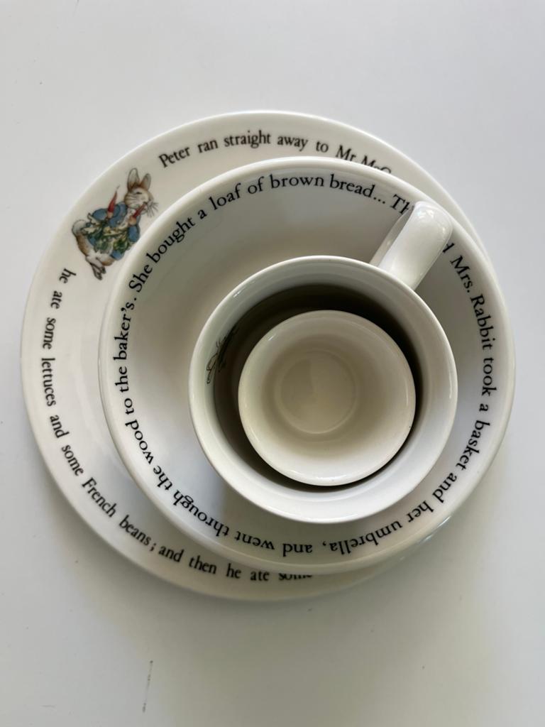 Wedgwood Peter Rabbit, Ophalen of Verzenden, Zo goed als nieuw, Porselein