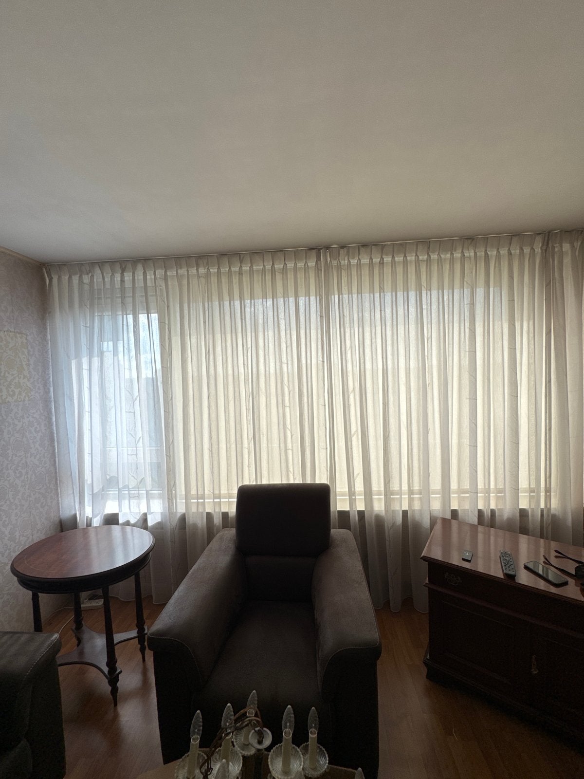 Vitrage voor kamer - 379x250 cm - Zo goed als nieuw, Ophalen of Verzenden, Zo goed als nieuw, Vitrage, Lichtdoorlatend