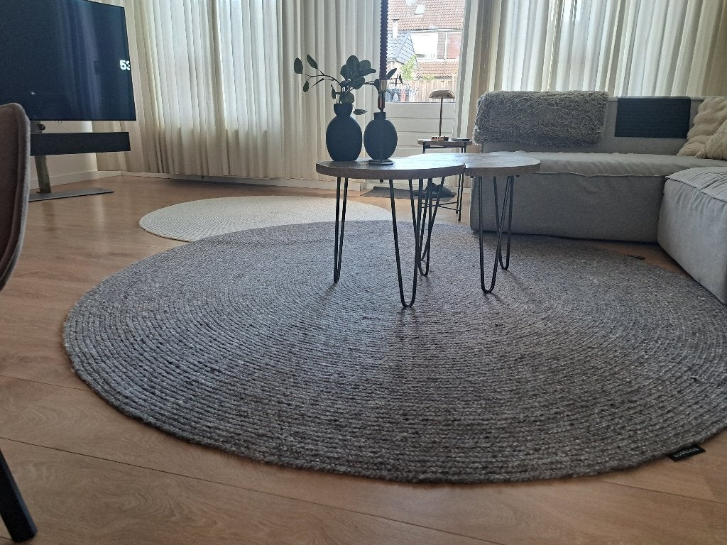 Vloerkleed Bodilson, Ophalen, Gebruikt, Rond, 200 cm of meer