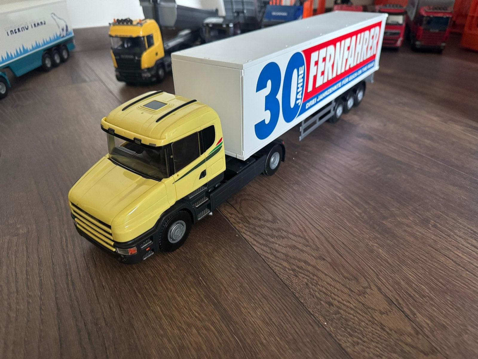 Emek Scania vrachtwagen met oplegger, Ophalen of Verzenden, Gebruikt