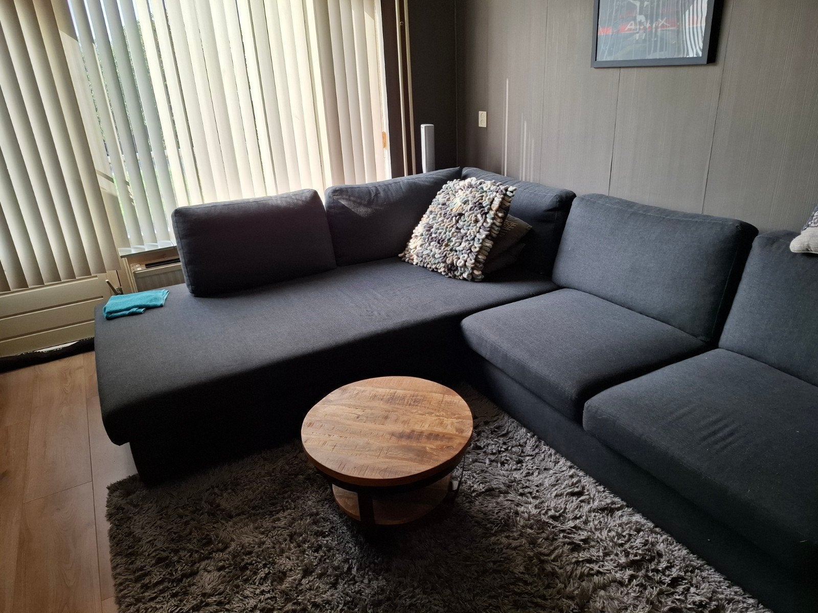 lounge bank met losse kussen, Huis en Inrichting, Ophalen, Gebruikt, Stof