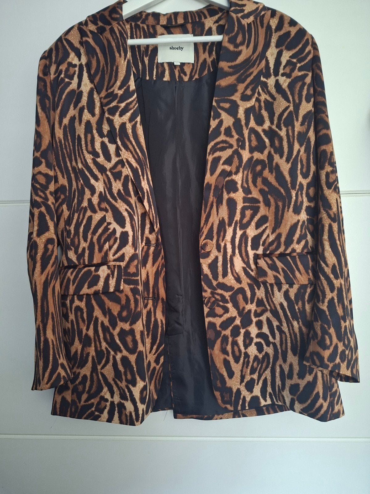 Nieuwe leopard/panter blazer/jasje van Shoeby maat L, Ophalen of Verzenden, Nieuw, Maat 38/40 (M), Bruin