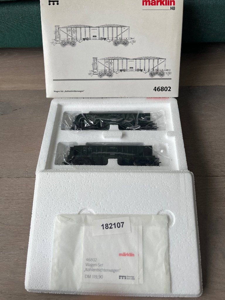 Marklin 46802 ho set wagons nieuwstaat, Wisselstroom, Treinset, Verzenden, Nieuw
