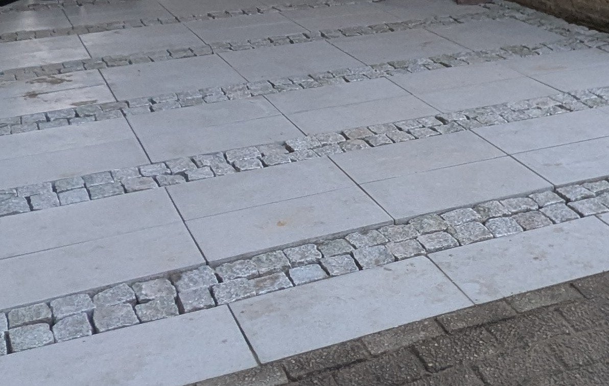 4,1 m² Milambo Linta lichtgrijze betontegels 60x30x6cm, Tuin en Terras, Ophalen, Nieuw, Overige materialen, Minder dan 5 m²