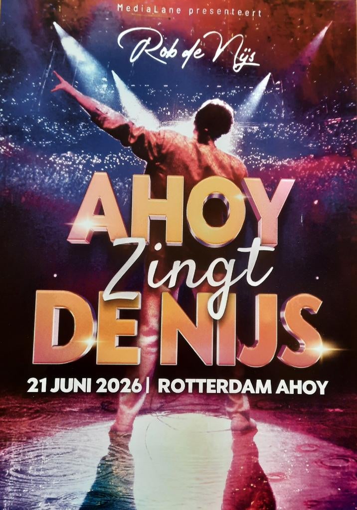 Ahoy zingt de Nijs., Tickets en Kaartjes, Twee personen, Juni, Levenslied