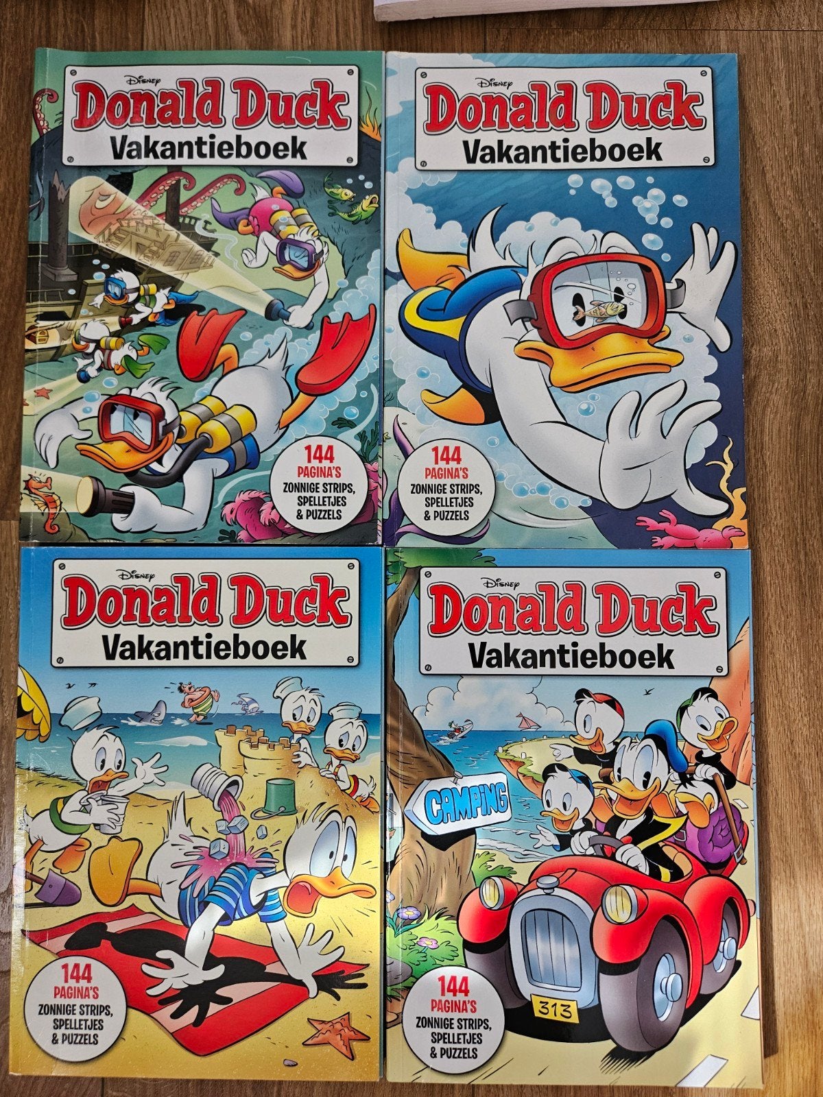 Donald Duck vakantieboeken en stripboeken, Meerdere stripboeken, Ophalen, Gelezen, Walt Disney