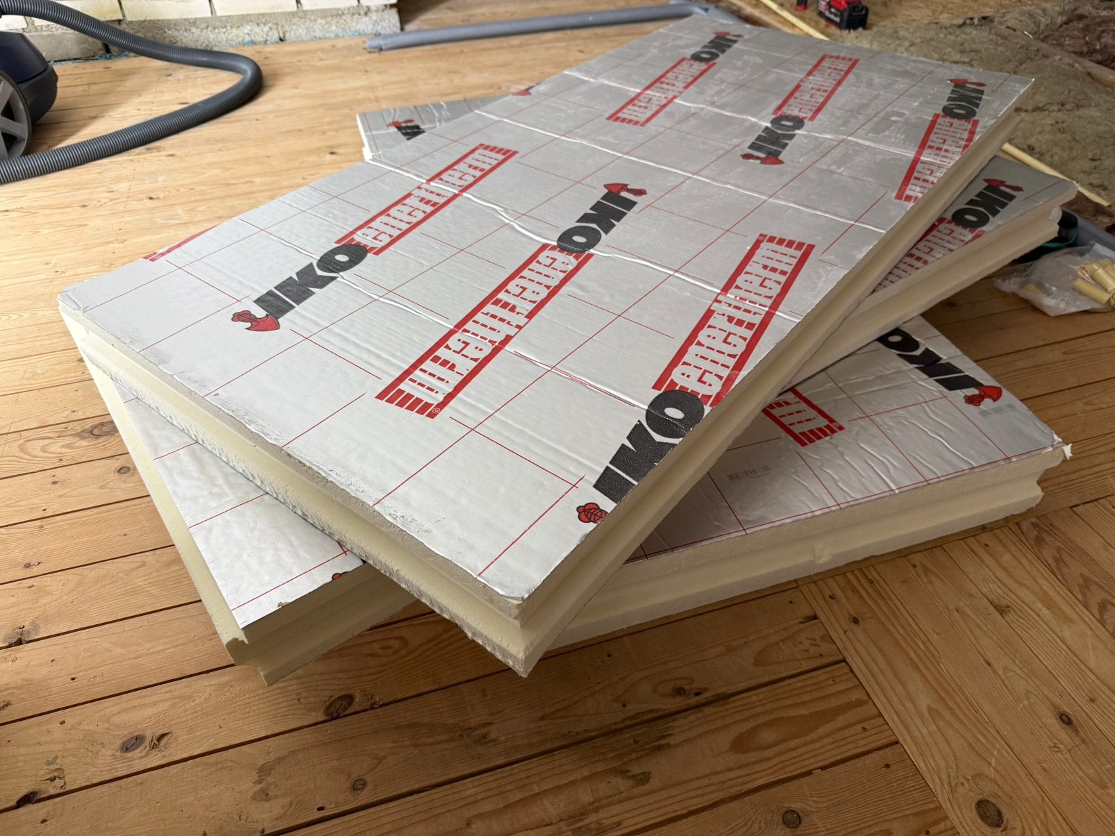 IKO PIR Isolatieplaat 1200x600 - 2x 8cm en 1x 10cm, Ophalen, Nieuw, Hardschuim (Pir), Minder dan 5 m²