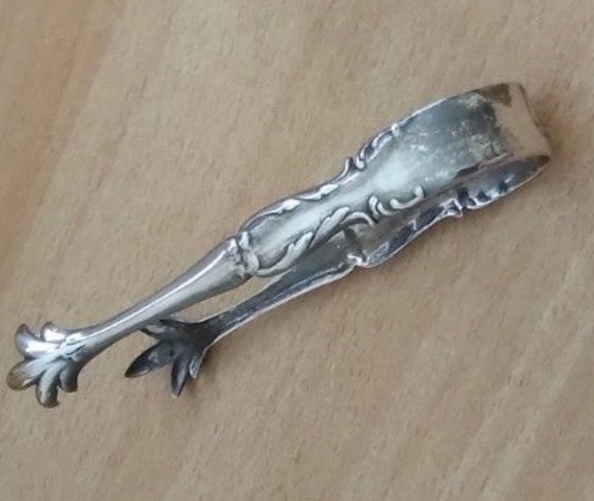 Mooi antiek zilveren kandij tangetje!, Ophalen of Verzenden, Zilver
