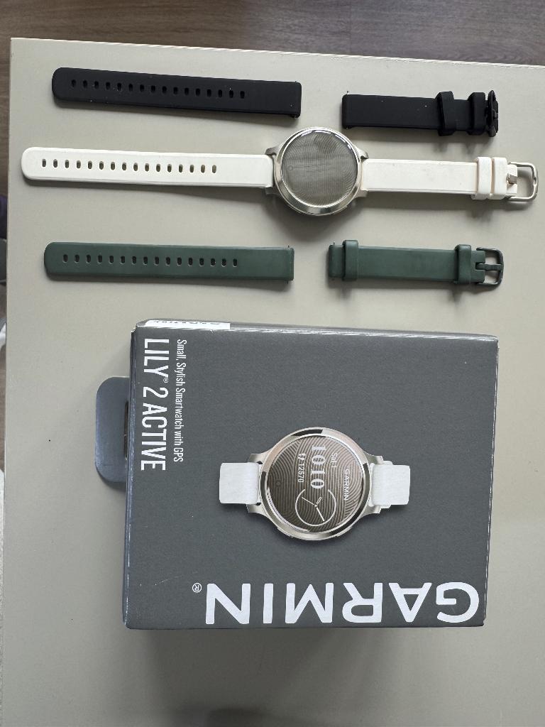 Garmin Lily 2 Active smartwatch – weinig gebruikt, Ophalen, GARMIN, Wit, Zo goed als nieuw