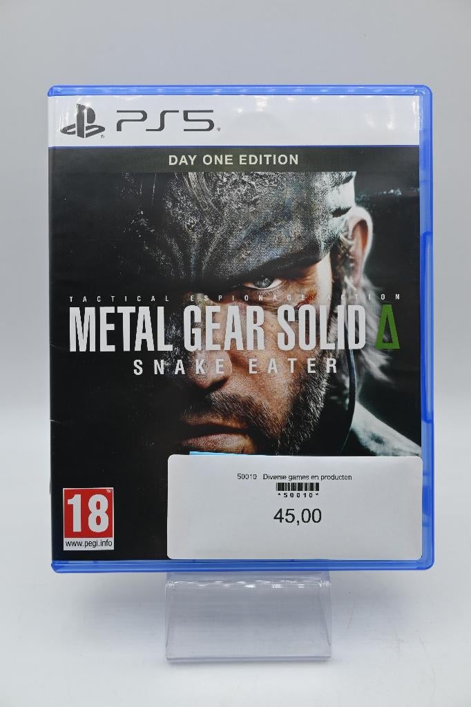 Metal Gear Solid Snake Eater day One Edition