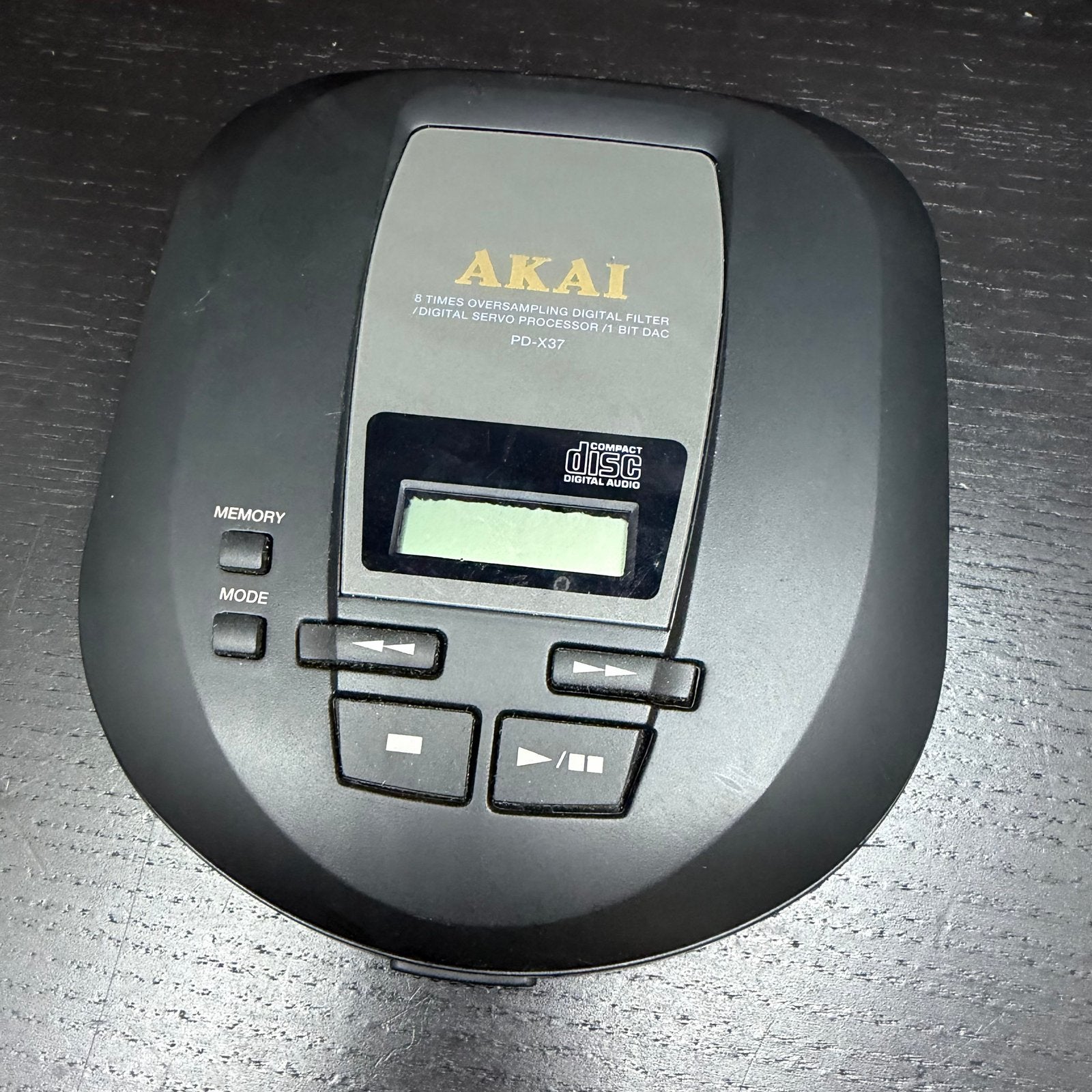 Akai PD-X37 Draagbare CD Speler met Adapter en Oordopjes, S, G, Draagbaar, Ophalen of Verzenden