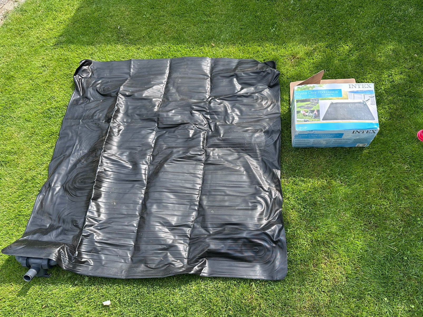 Intex solar mat 1,2x1,2mtr zon verwarming zwembad, Ophalen of Verzenden, Zo goed als nieuw
