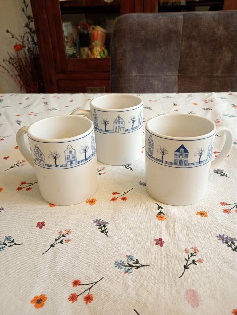 Beker mok Dutch design Amsterdam, Ophalen of Verzenden, Zo goed als nieuw, Overige stijlen, Kop(pen) en/of Schotel(s)