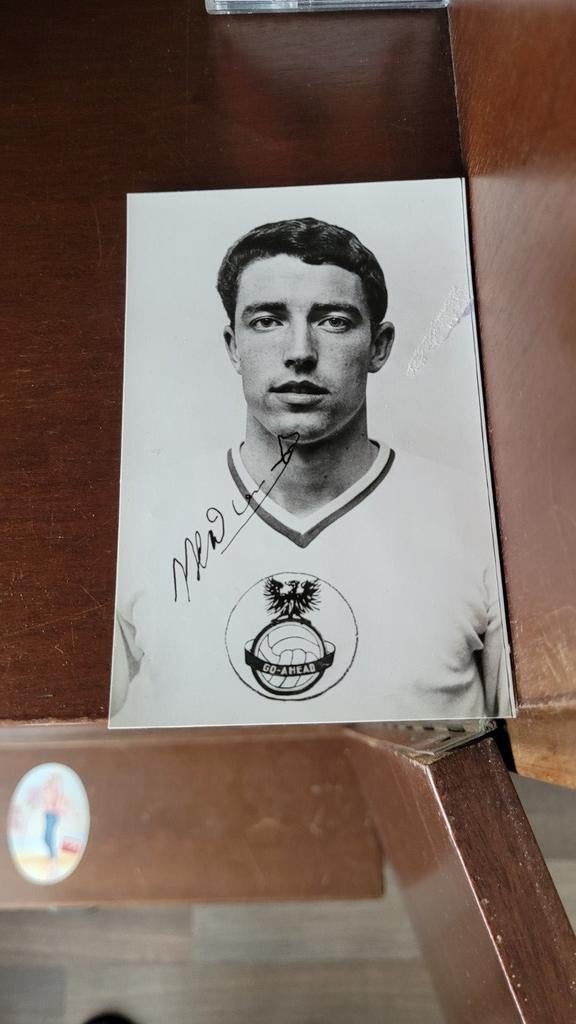 Henk Warnas spelerskaart gesigneerd Go Ahead Eagles, Ophalen of Verzenden, Gebruikt, Overige binnenlandse clubs, Spelerskaart