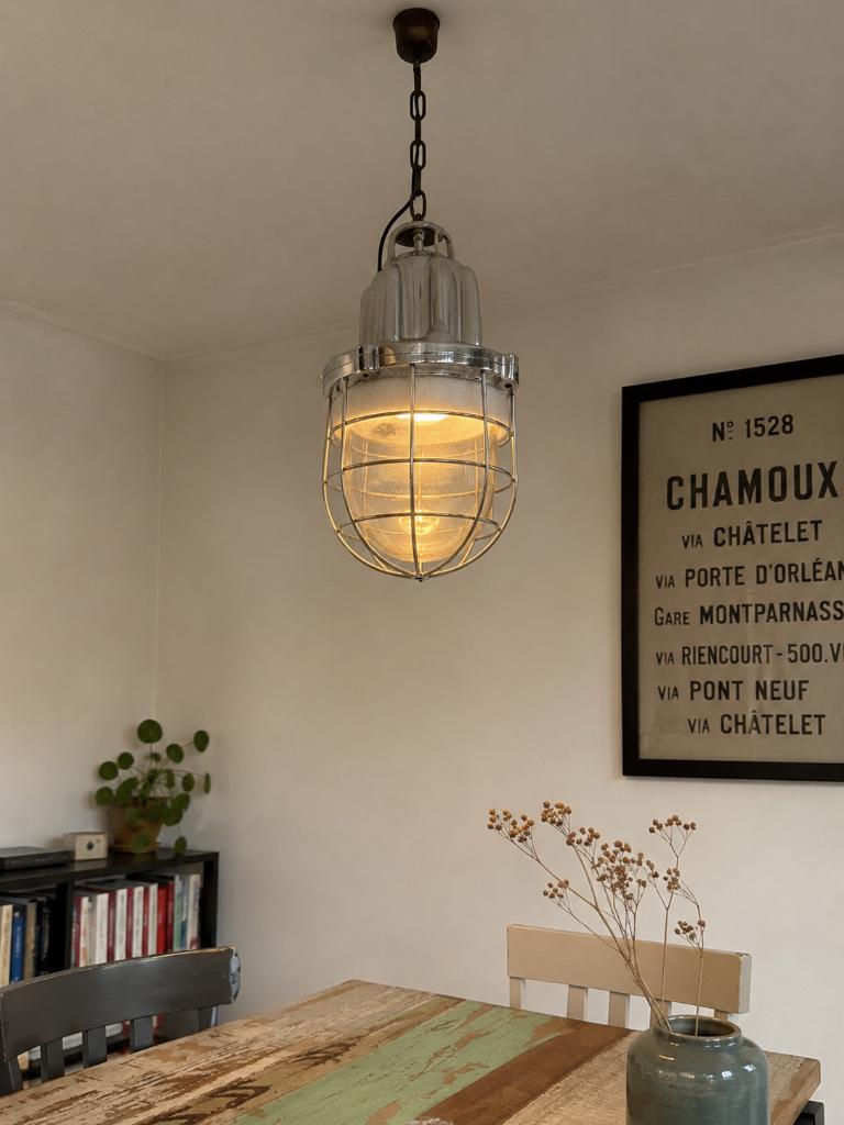 hanglamp (marine), Ophalen, Zo goed als nieuw, Glas, Marine look