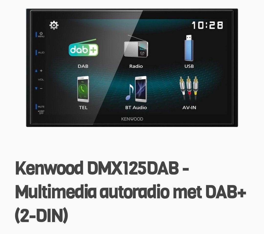 Kenwood DMX125DAB, Ophalen of Verzenden, Zo goed als nieuw