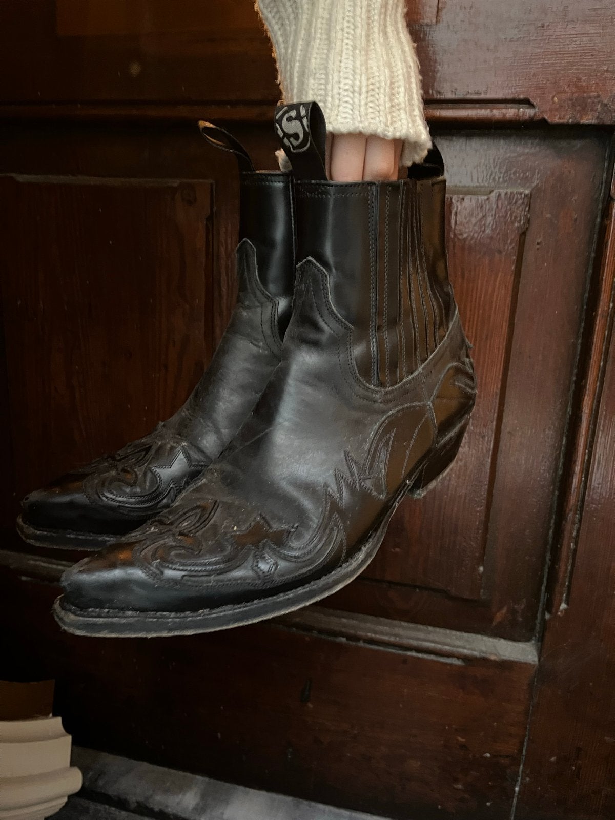Sendra Boots Heren Maat 43 Zwart - Western Stijl, Kleding | Heren, Ophalen of Verzenden, Gedragen, Zwart, Boots