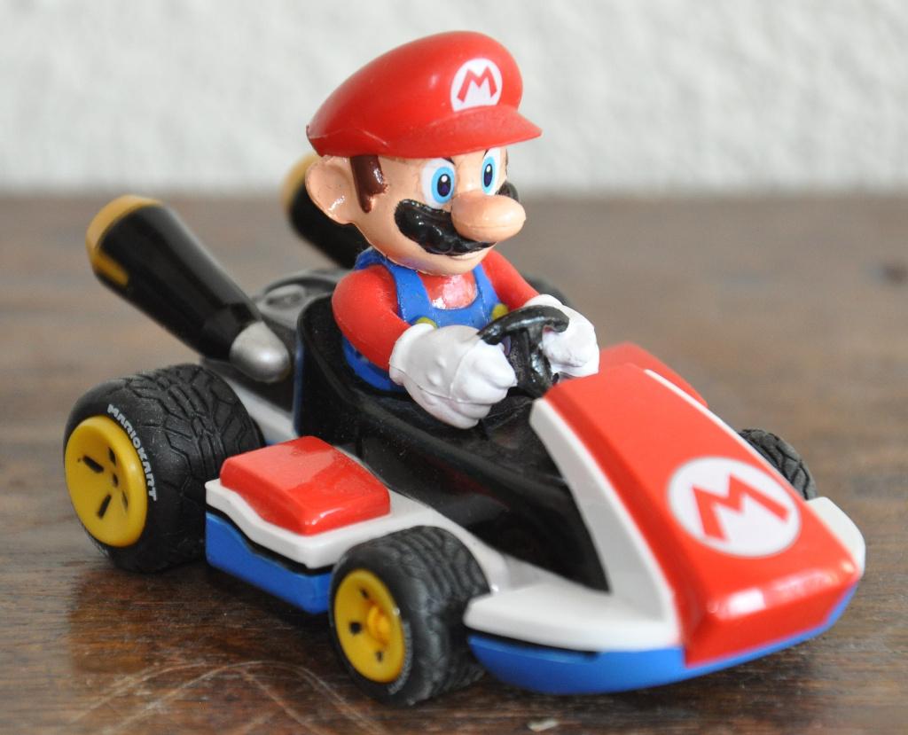 Super Mario Mario Pull & Speed Nintendo Mario Kart, Ophalen of Verzenden, Zo goed als nieuw