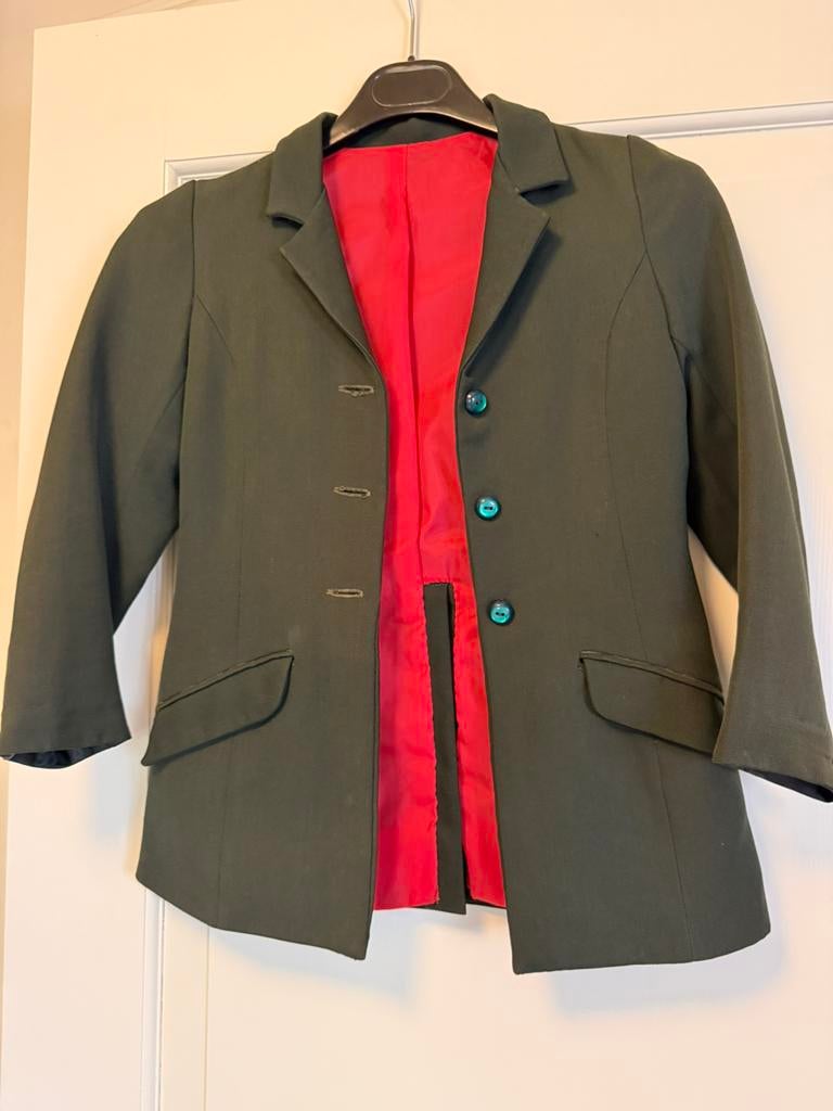 Paardrij wedstrijd jasje kind-tiener-dames, Dieren en Toebehoren, Paardrijkleding, Ophalen, Gebruikt, Bovenkleding, Kinderen
