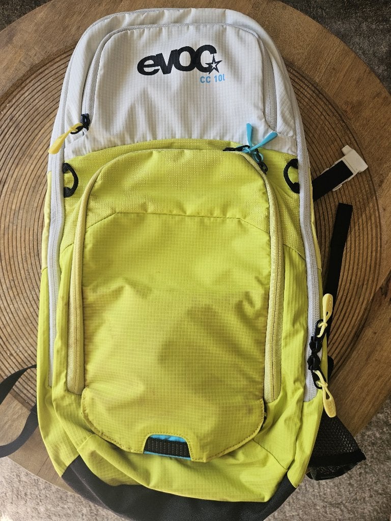 EVOC CC 10L fietsrugzak / MTB-rugzak – geel/wit, Ophalen, Gebruikt, Evoc
