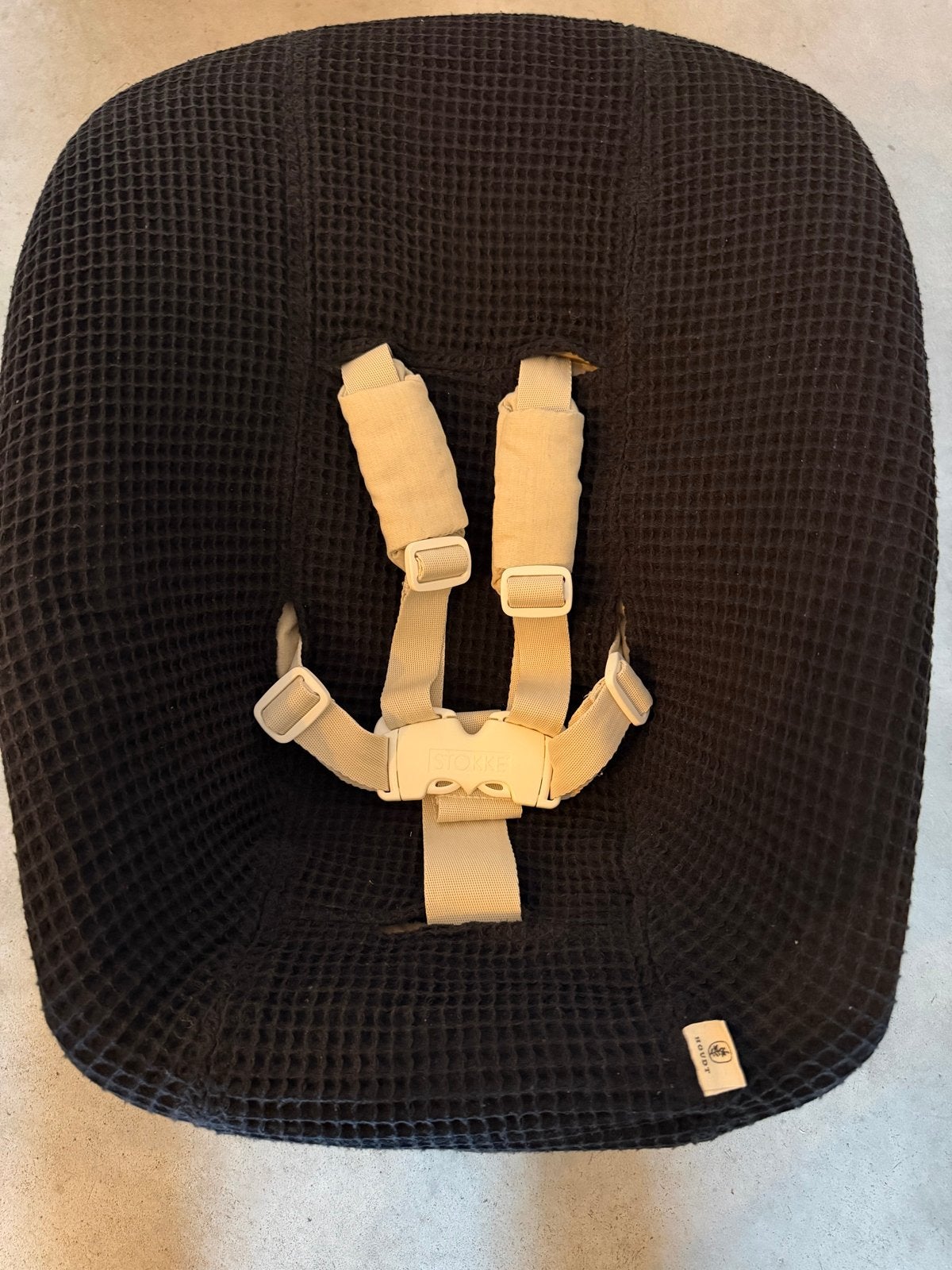 Stokke Tripp Trapp Newborn Set met wafelhoes van merk Houdt, Ophalen, Zo goed als nieuw, Meegroeistoel, Gordel(s)