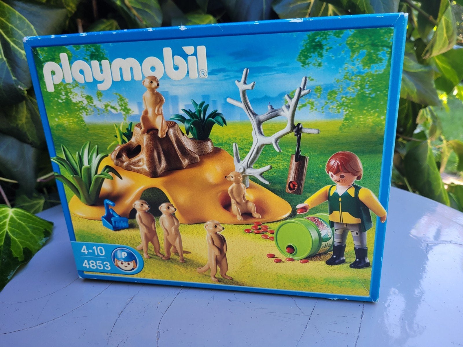Playmobil 4853: Stokstaartjes met verzorger, Wild life, Complete set, Nieuw, Ophalen of Verzenden