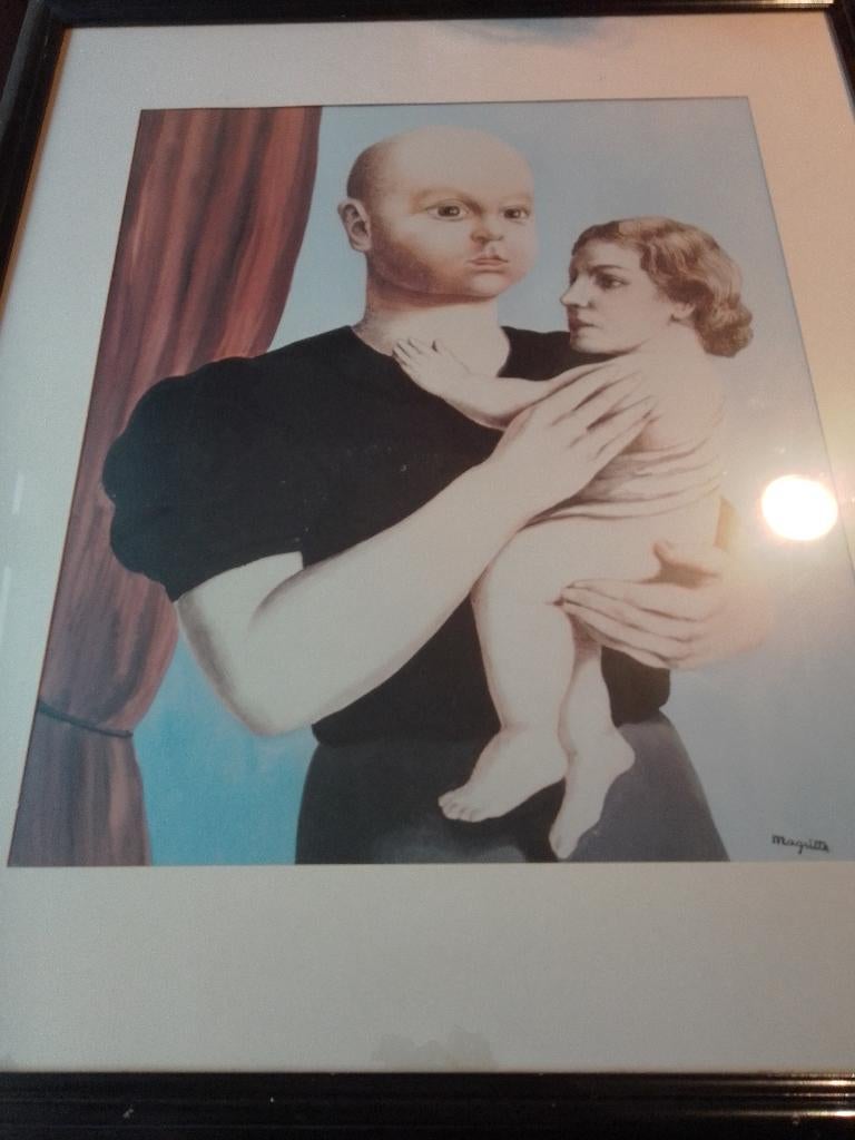 Beeeld " Vrouw met kindje " v. Rene Magritte, Antiek en Kunst, Ophalen