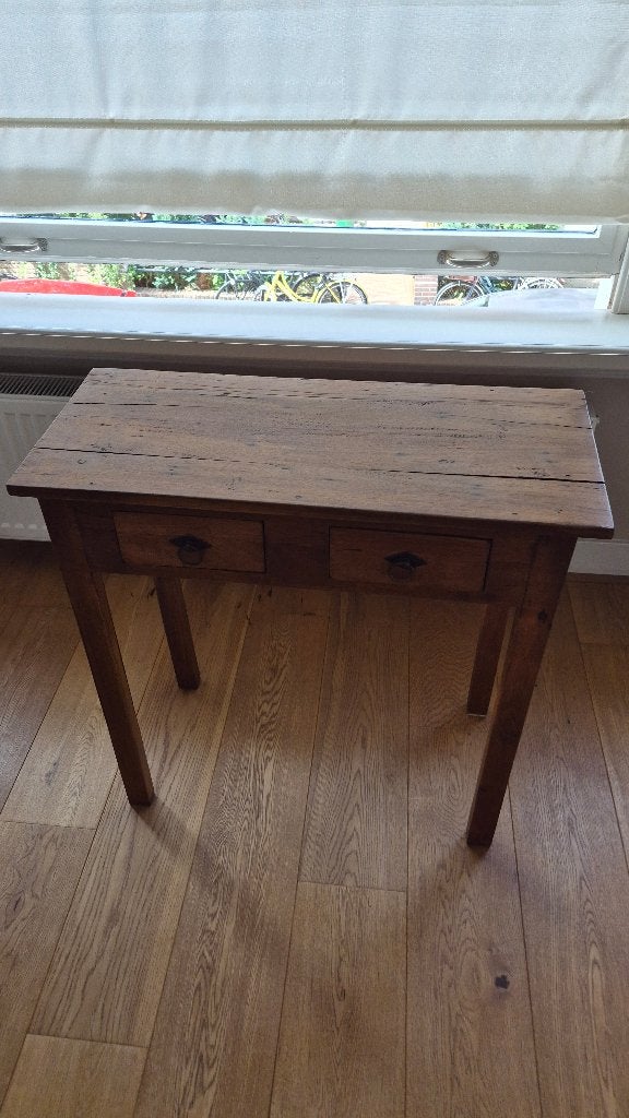 Side Table, Huis en Inrichting, Ophalen, Gebruikt, 50 tot 100 cm, Teakhout