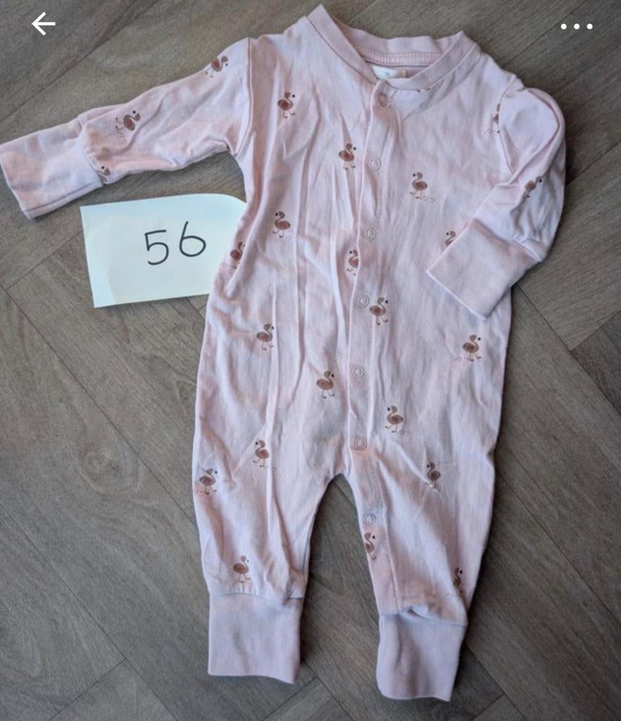 Lief roze boxpakje maat 56 met printje van Zeeman, Ophalen of Verzenden, Gebruikt, Meisje, Pakje