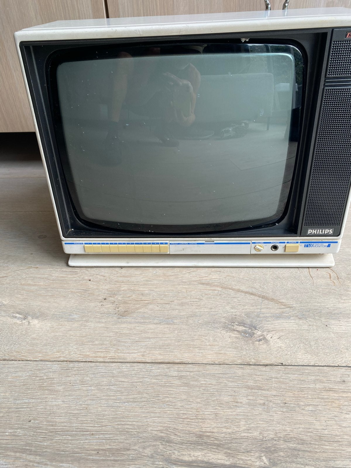 Philips 14CF1114/00 14-inch CRT TV/Computermonitor (1985), Ophalen, Gebruikt, Minder dan 40 cm, Philips