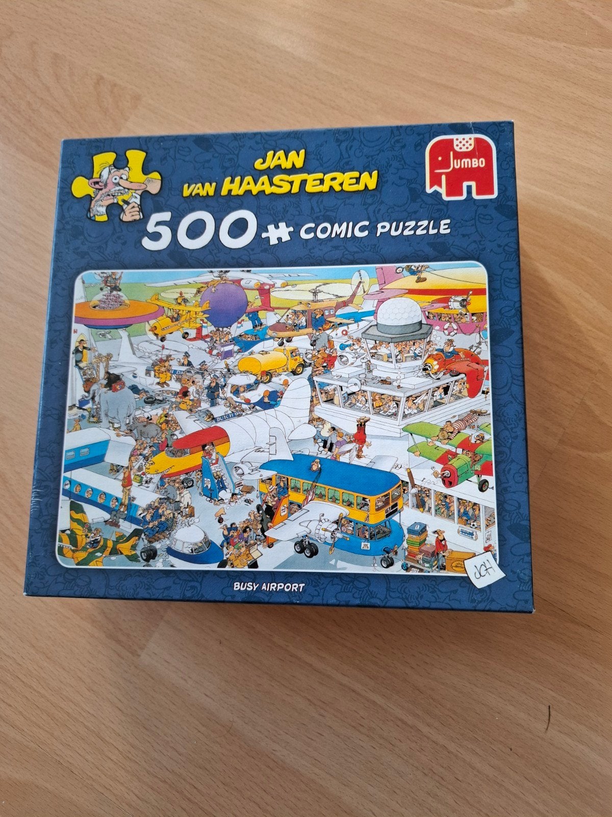 Jan van haasteren 500 stukjes Busy airport, Ophalen of Verzenden, 500 t/m 1500 stukjes, Zo goed als nieuw