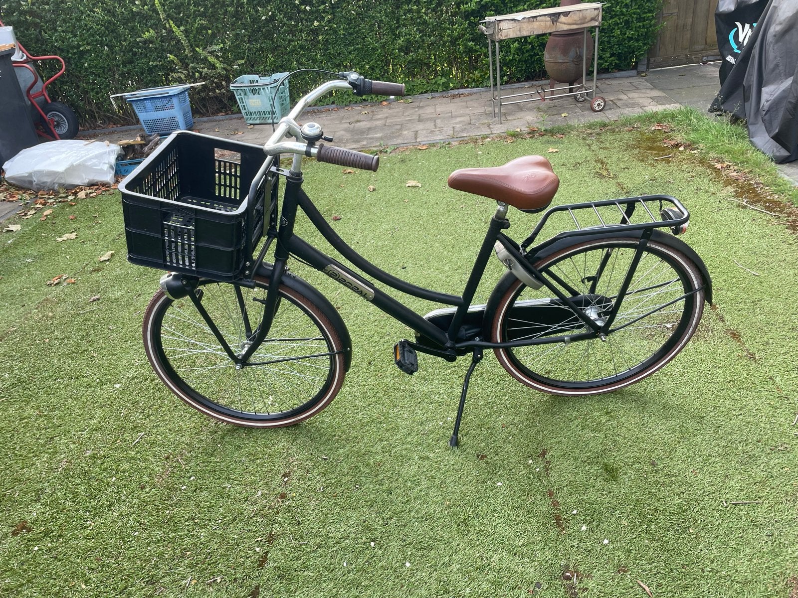 Popal 26 inch fiets met voordrager en 3 versnellingen, Overige merken, Gebruikt, Versnellingen, Ophalen of Verzenden
