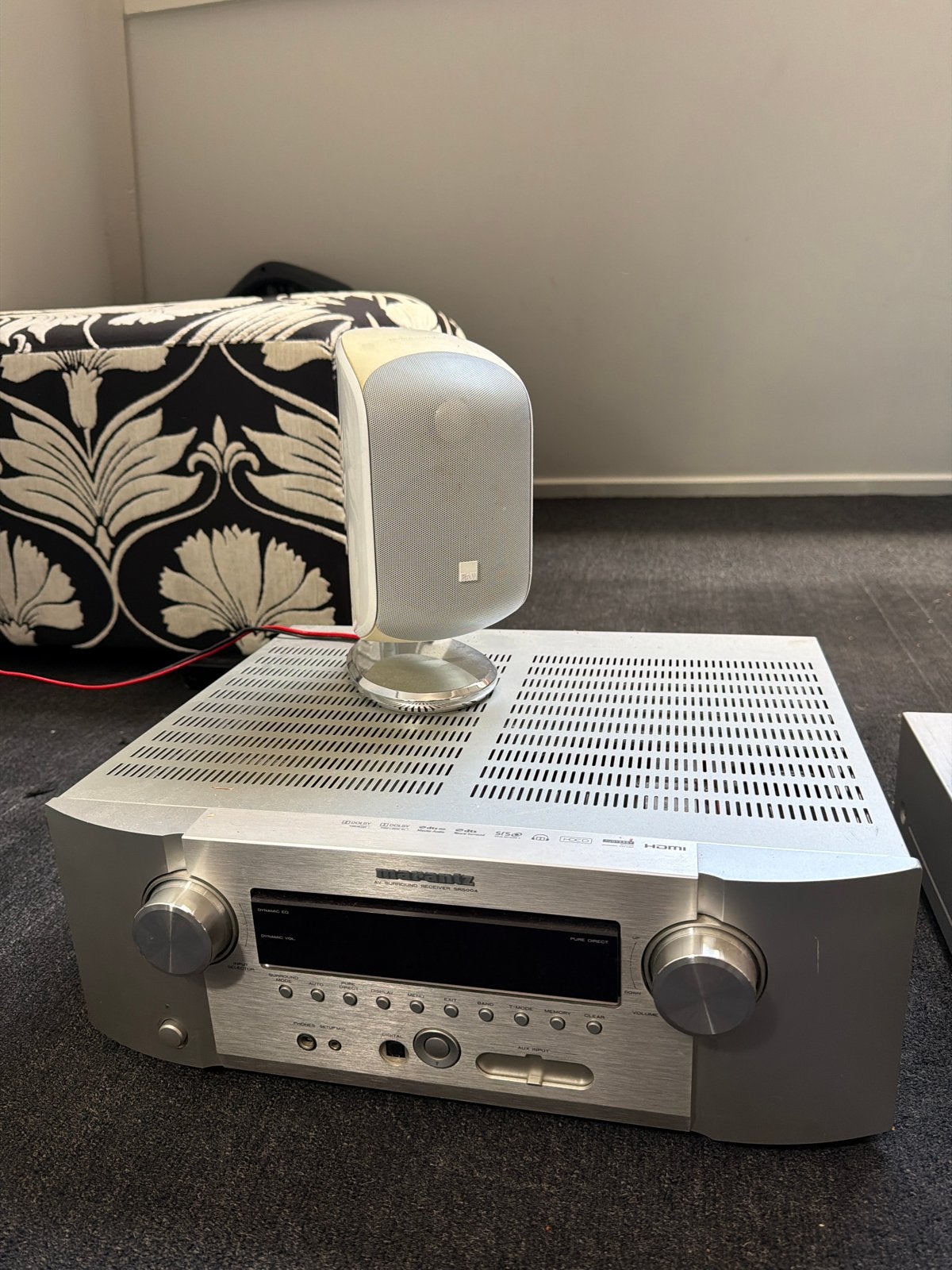 B&W M1 Speakers Marantz SR5004, BD5004 & REL Quake, Marantz, Ophalen of Verzenden, 120 watt of meer, Gebruikt