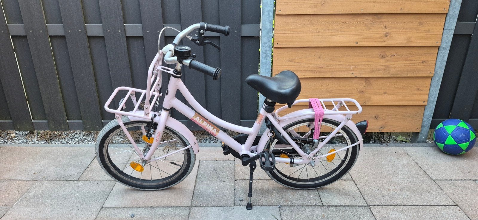Roze Alpina Cargo Meisjesfiets 18 inch, Fietsen en Brommers, Ophalen, Terugtraprem, Alpina, 16 tot 20 inch