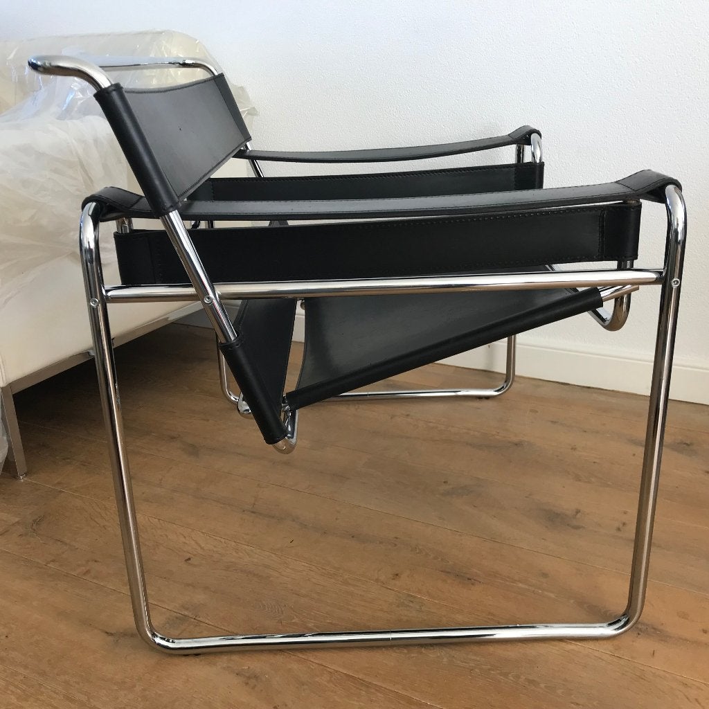 2 Gavina Wassily B3 chair fauteuil Marcel Breuer Vintage, Gebruikt, Ophalen of Verzenden, Nvt, Nvt