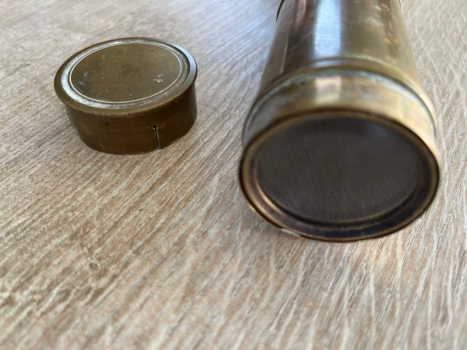 Antieke Messing Telescoop - Vintage Scheepstelescoop, Ophalen of Verzenden, Gebruikt, Minder dan 80 mm, Lenzentelescoop (refractor)