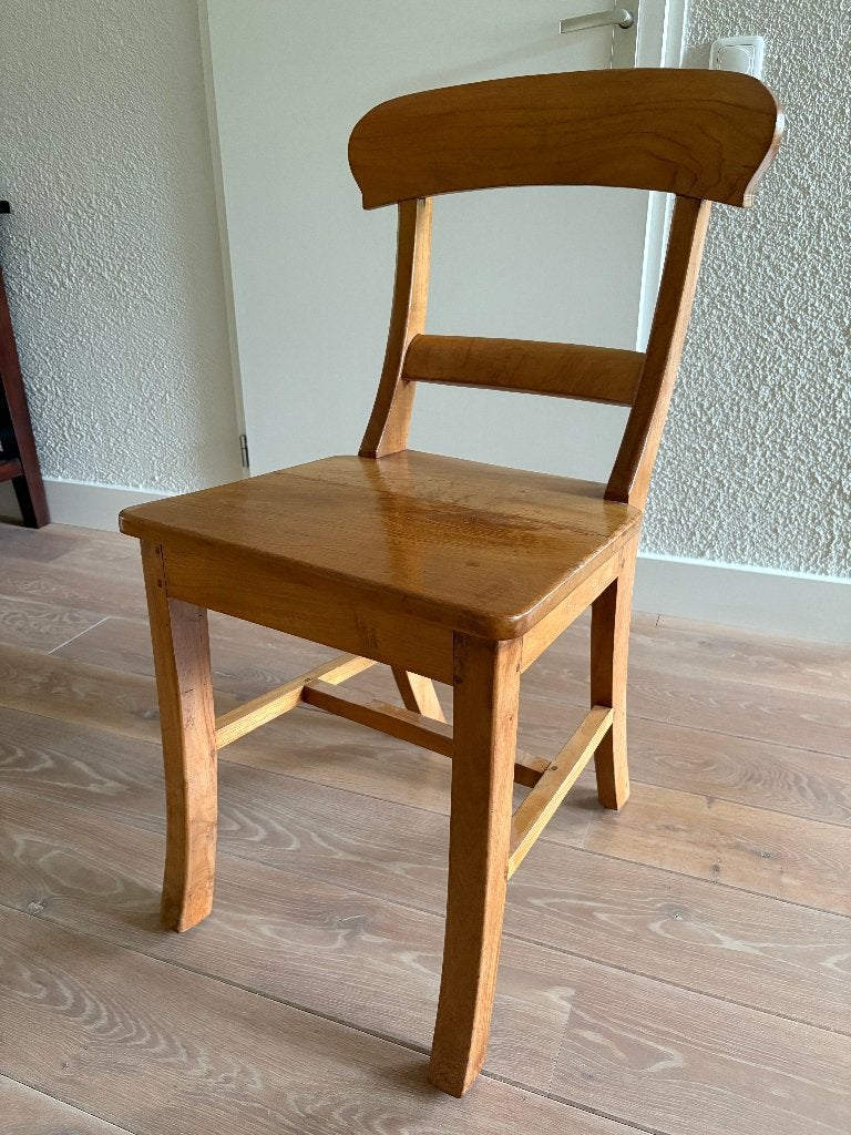 keukenstoelen, Huis en Inrichting, Ophalen, Gebruikt, Bruin, Teakhouten keukenstoelen