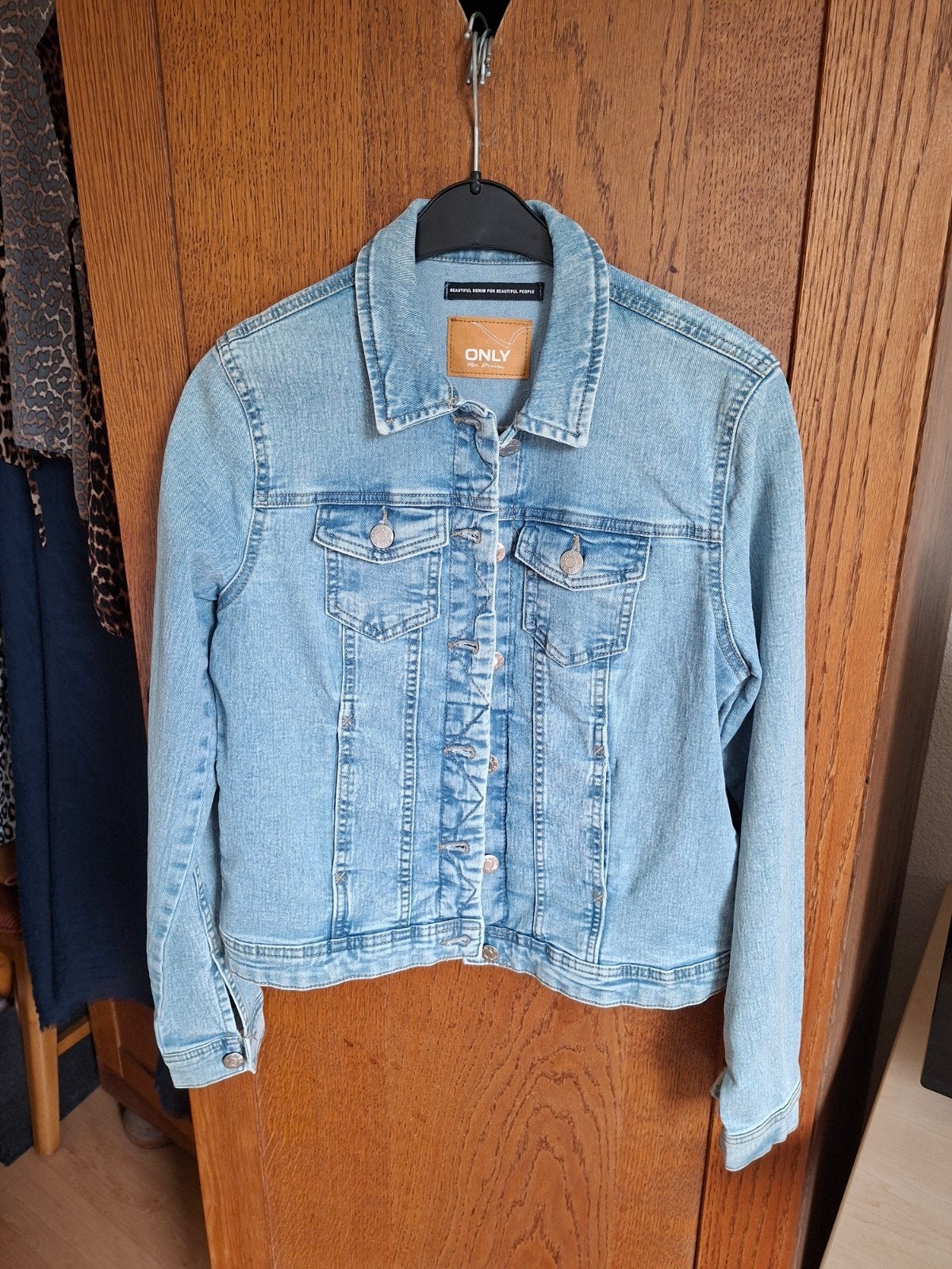 Nieuw Only denim spijkerjasje maat M, Maat 38/40 (M), Only, Blauw, Nieuw