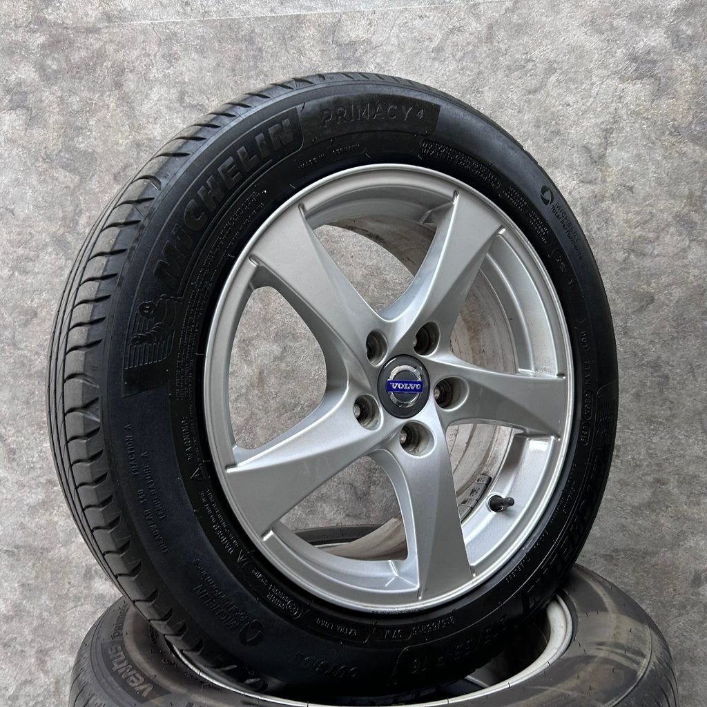 16 inch originele Hera velgen + zomerbanden Volvo V40, Gebruikt, 16 inch, Banden en Velgen, Volvo