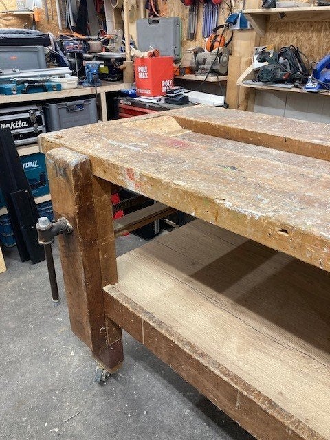 Foto 2 van werkbank / site tafel