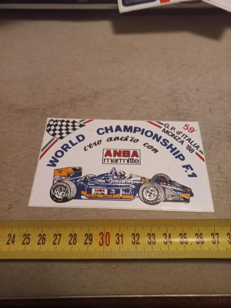 World championship f1 monza 88, Ophalen of Verzenden, Zo goed als nieuw