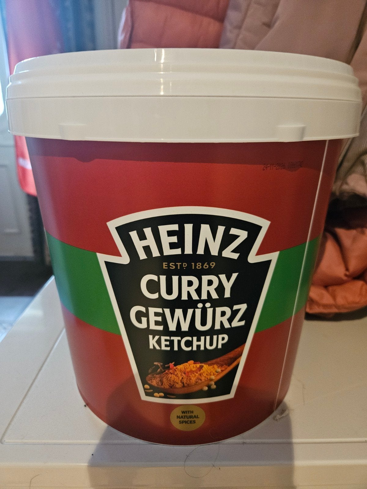 Grote emmer Heinz Curry Gewürz Ketchup - 10 kg, Ophalen