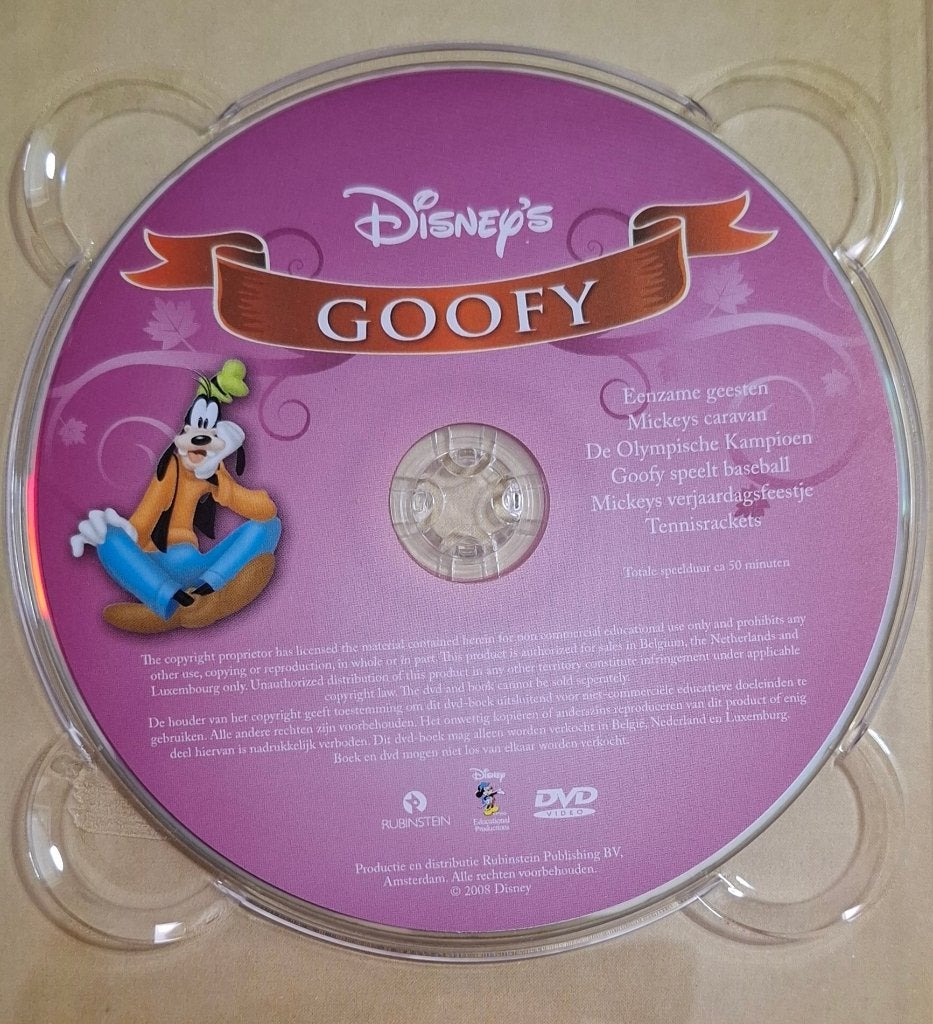 Disney Goofy Boek met DVD - NIEUW, Alle leeftijden, Ophalen of Verzenden, Zo goed als nieuw, Familie