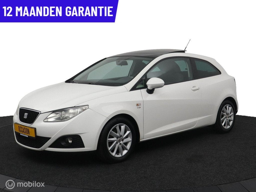 Seat Ibiza SC 1.2 TSI Sport Panoramadak Cruise PDC, Auto's, Voorwielaandrijving, Gebruikt, 4 cilinders, Multifunctioneel stuurwiel