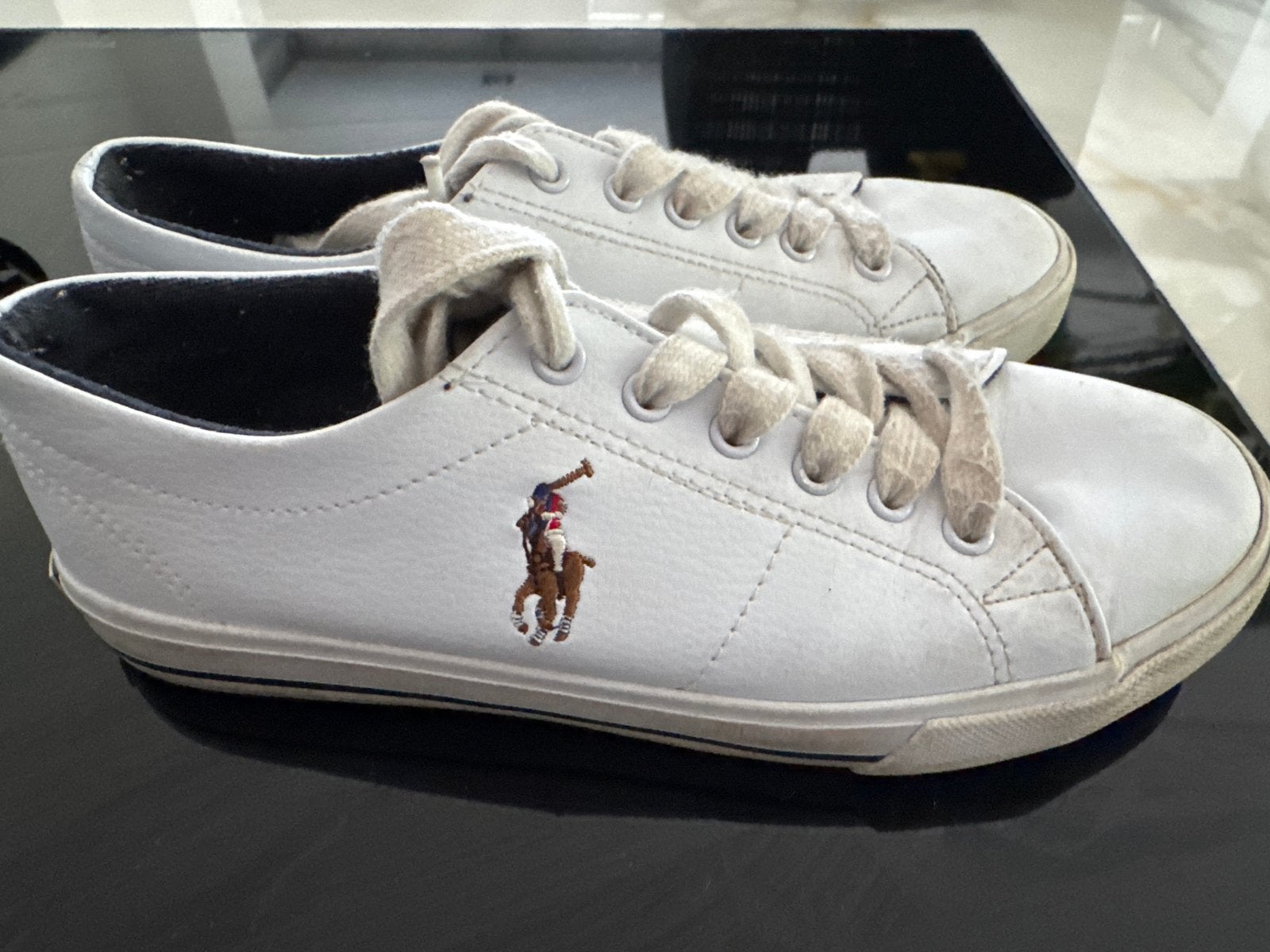 Polo Ralph Lauren sneakers maat 35, Kleding | Dames, Wit, Ophalen of Verzenden, Sneakers of Gympen, Gedragen
