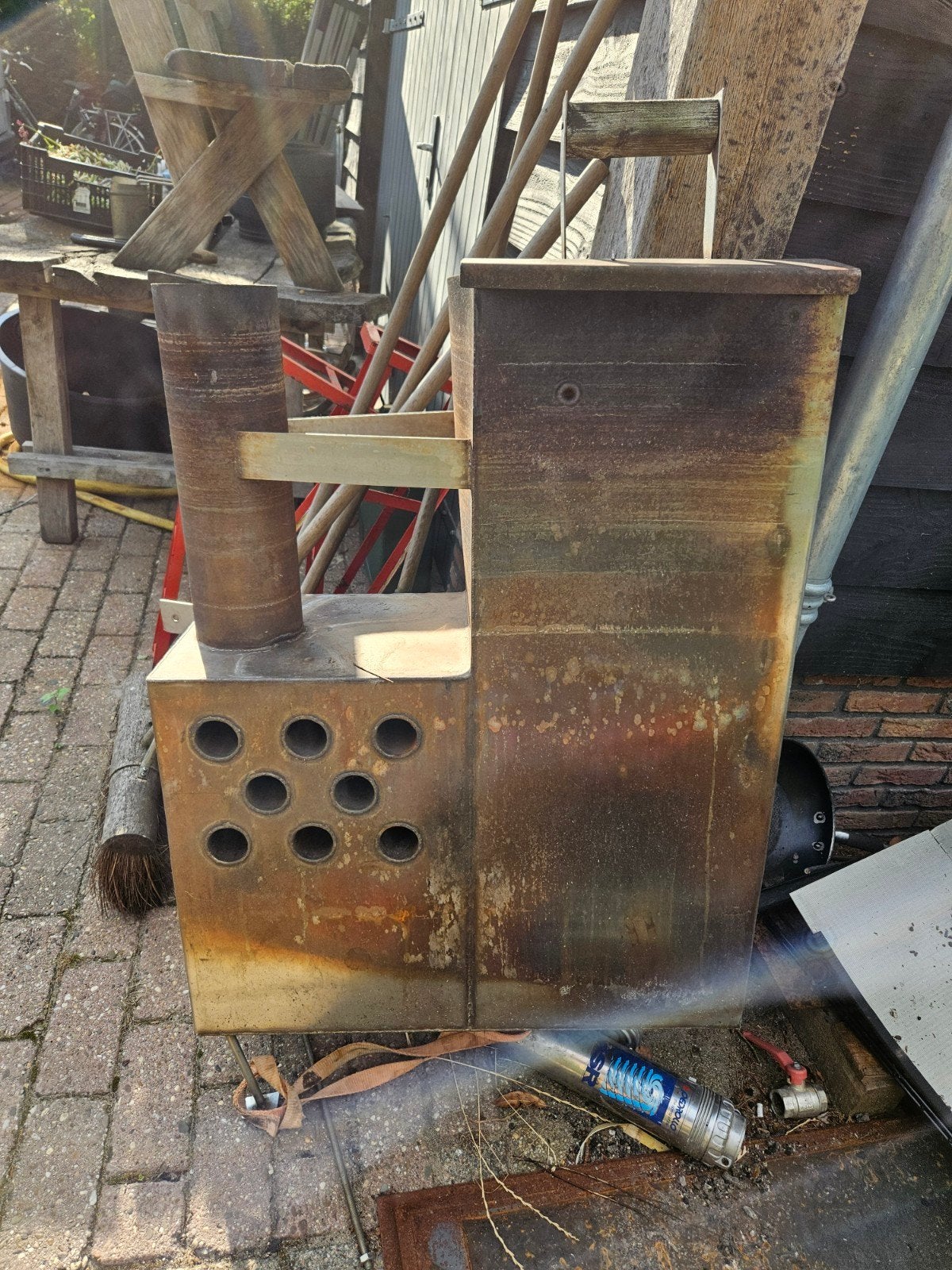 Rvs interne hottub kachel, Tuin en Terras, Ophalen, Gebruikt