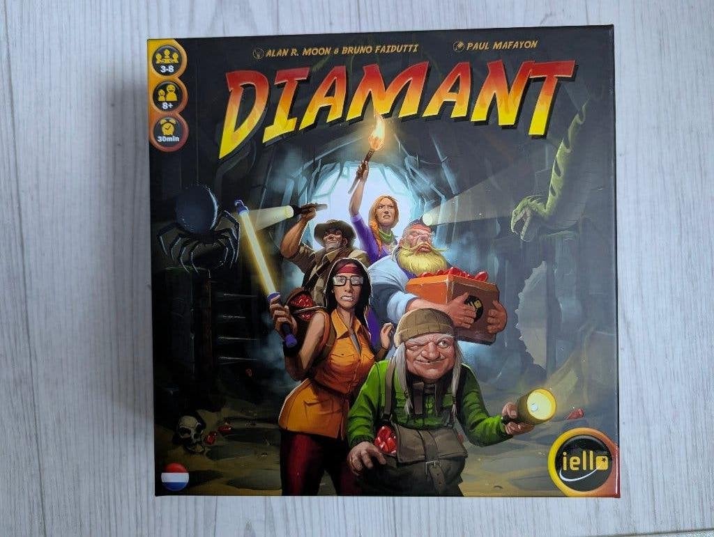 Diamant, Een of twee spelers, Ophalen of Verzenden, Zo goed als nieuw, Iello