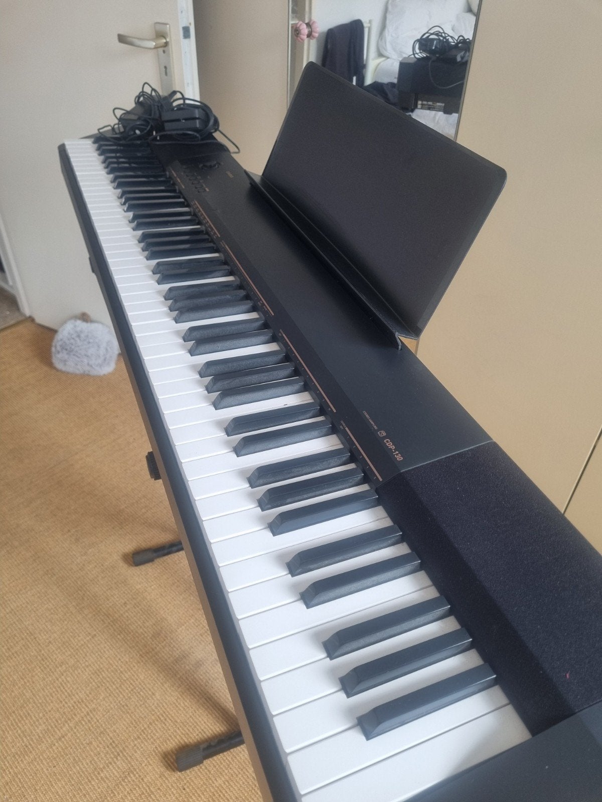 Digitale piano Casio cdp 130, Ophalen, Zo goed als nieuw, Zwart