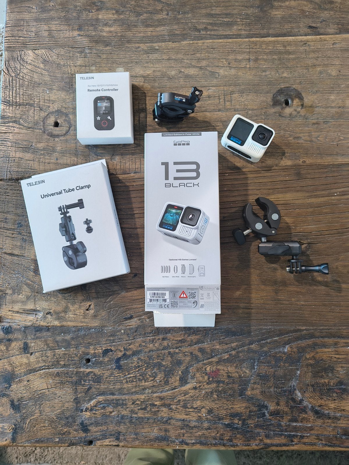 GoPro Hero 13 Polar White Edition, Ophalen of Verzenden, Zo goed als nieuw, GoPro