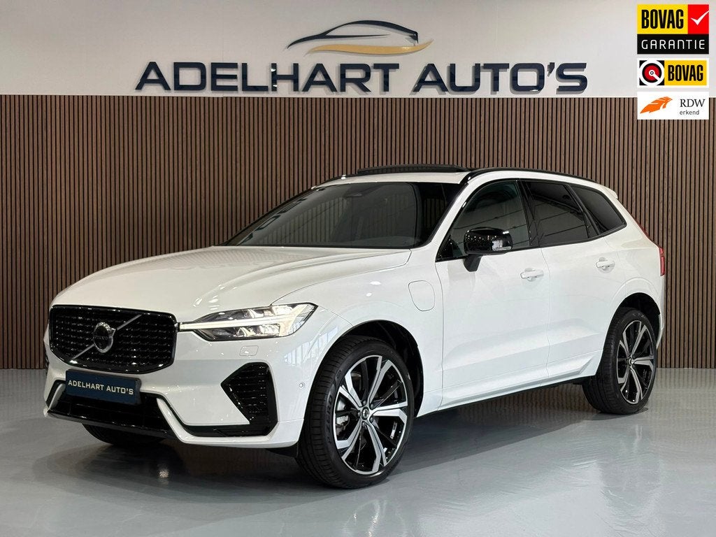 Volvo XC60 2.0 T8 Plug-in hybrid AWD Plus Dark / Panorama da, Auto's, Volvo, Automaat, Zwart, 4 cilinders, 1969 cc